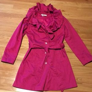 Pink Trench Coat